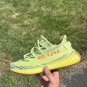 ADIDAS YEEZY BOOST 350 SEMI FROZEN YELLOW SIZE 12